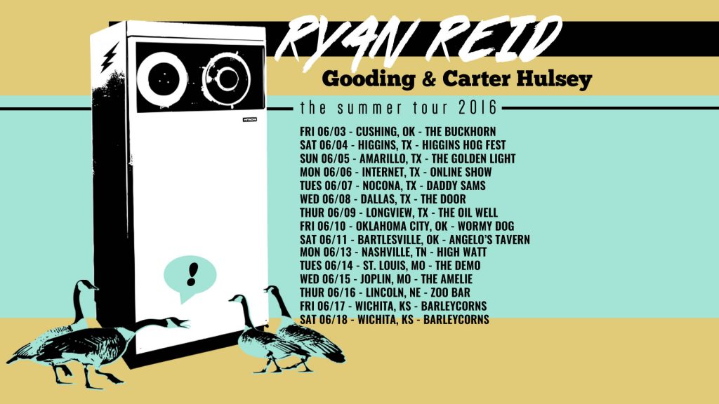 Ryan Reid June Tour ART